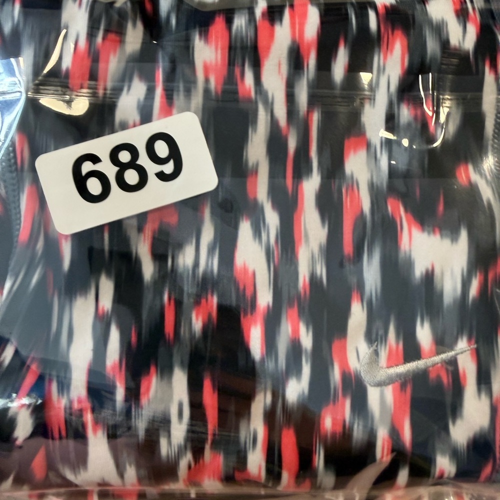 Nike Dri-FIT Cropped Leggings‎ Athletic Printed Black Pink Women’s S - Picture 9 of 9